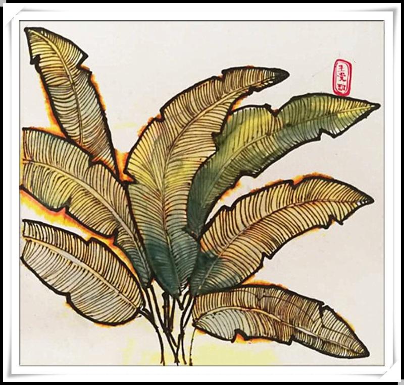 艺术实践作品展播 > 绘画 > 水粉画《芭蕉叶》 图文编辑:尚莉